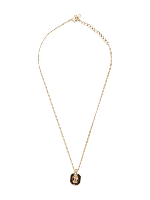 Logo necklace - Christian Dior Pre-Owned - Modalova