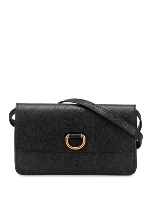 Burberry Pre-Owned 2000-2017 Leather Hayes D Ring crossbody bag