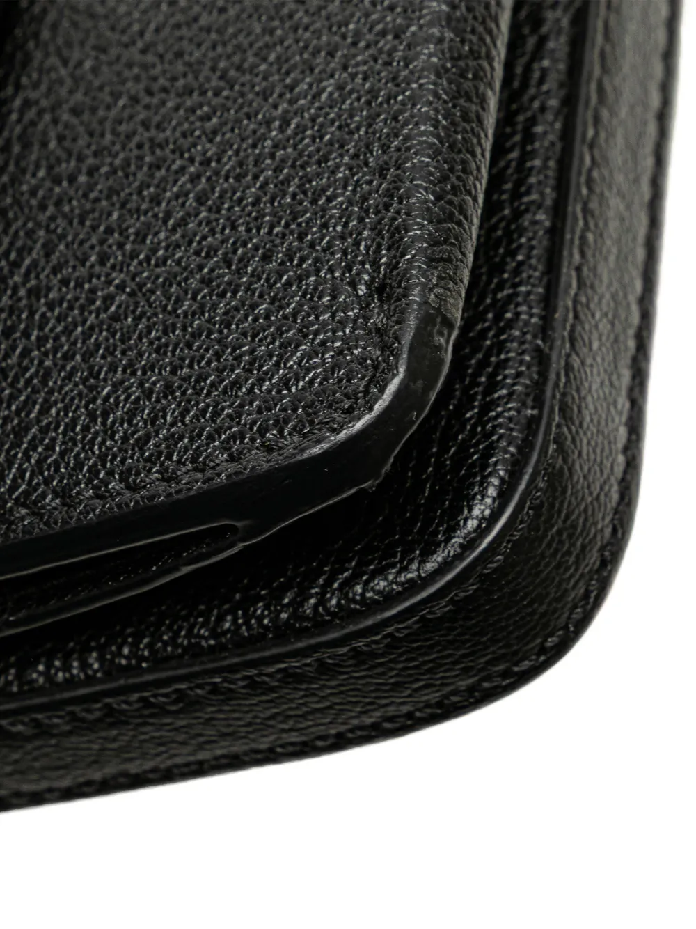 Pre-owned Burberry 2000-2017 Leather Hayes D Ring Crossbody Bag In Black