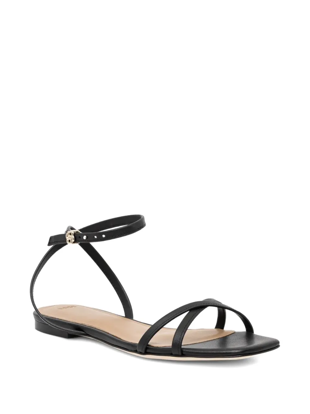 BOSS Double B monogram sandals - Zwart
