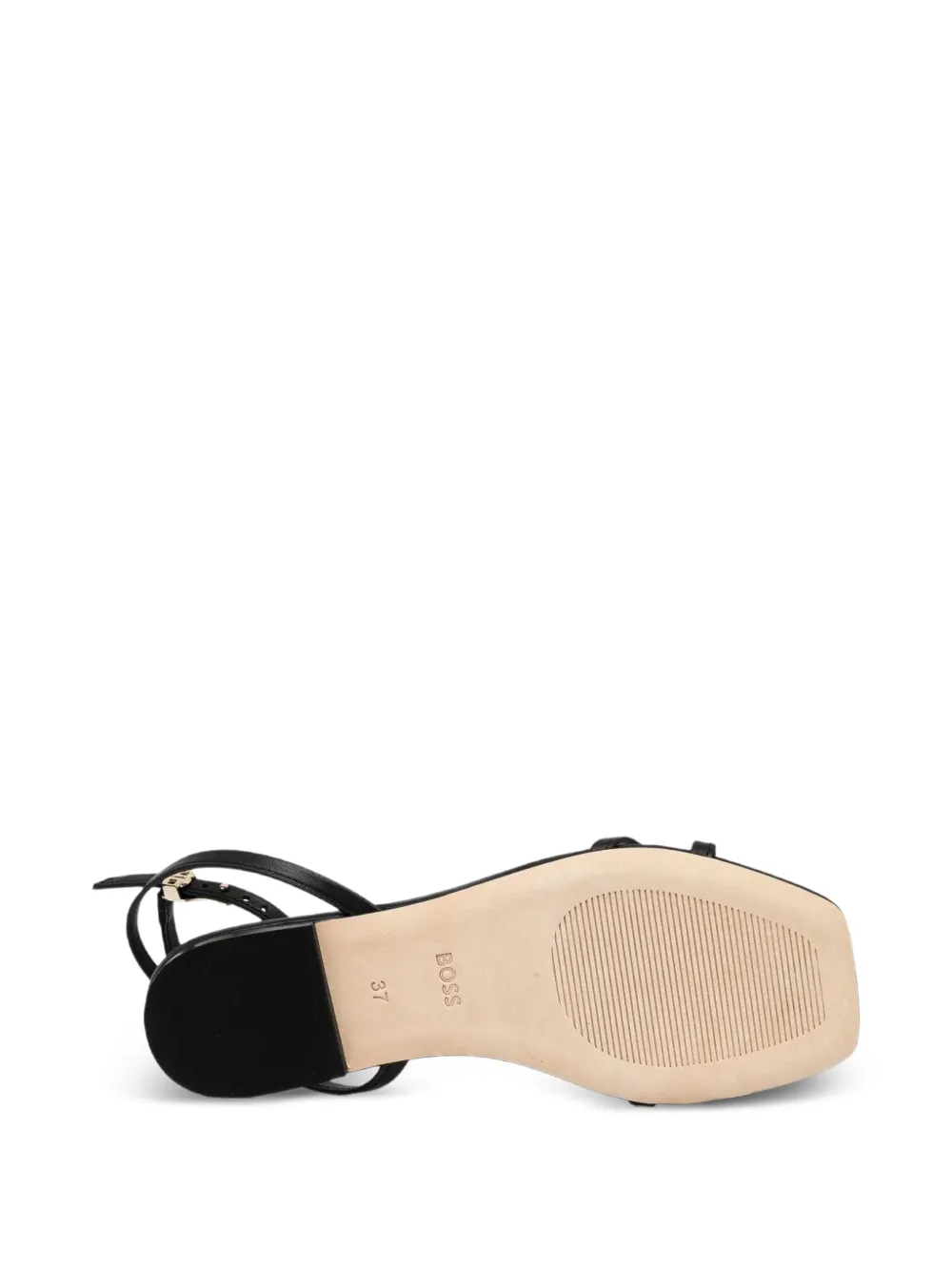BOSS Double B monogram sandals Black