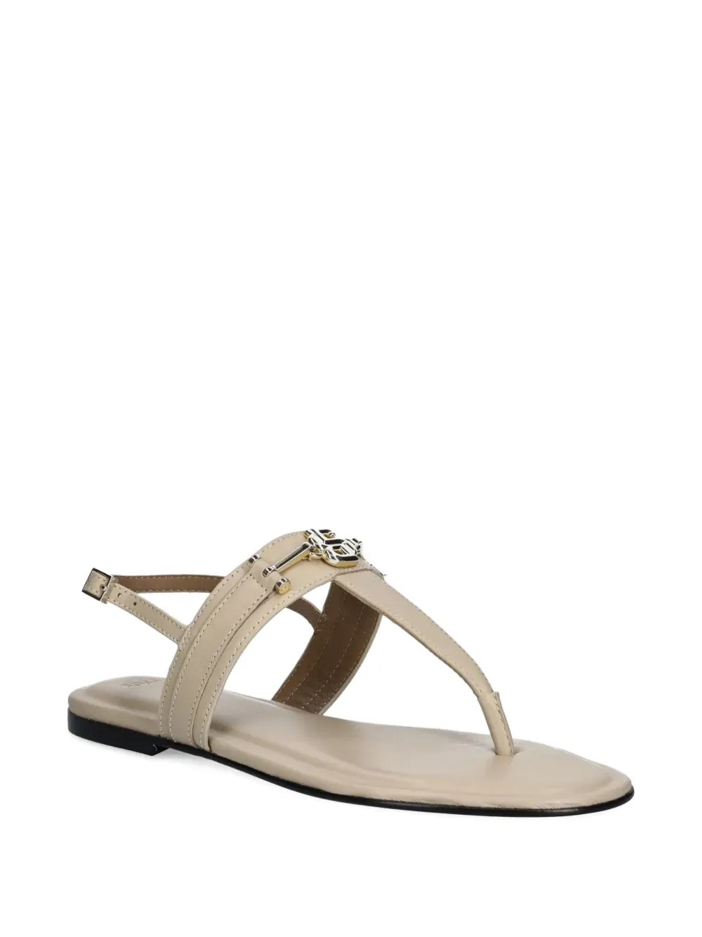 BOSS Double B monogram sandals - Beige