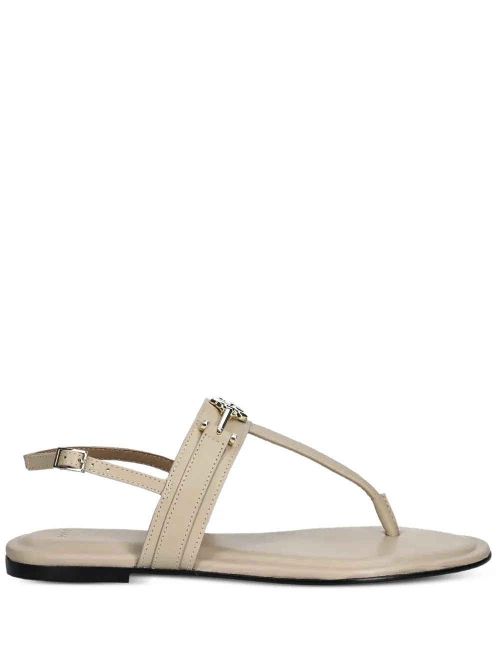 BOSS Double B monogram sandals Neutrals