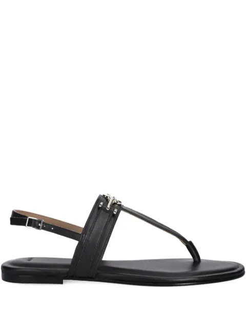 BOSS logo-plaque sandals