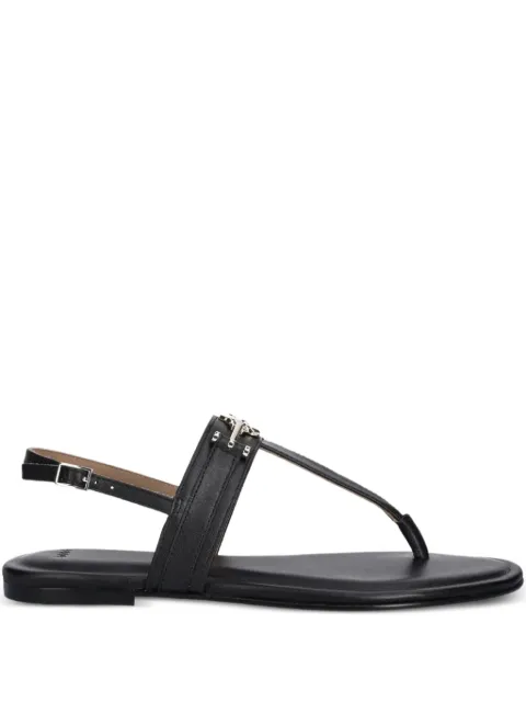 BOSS logo-plaque sandals