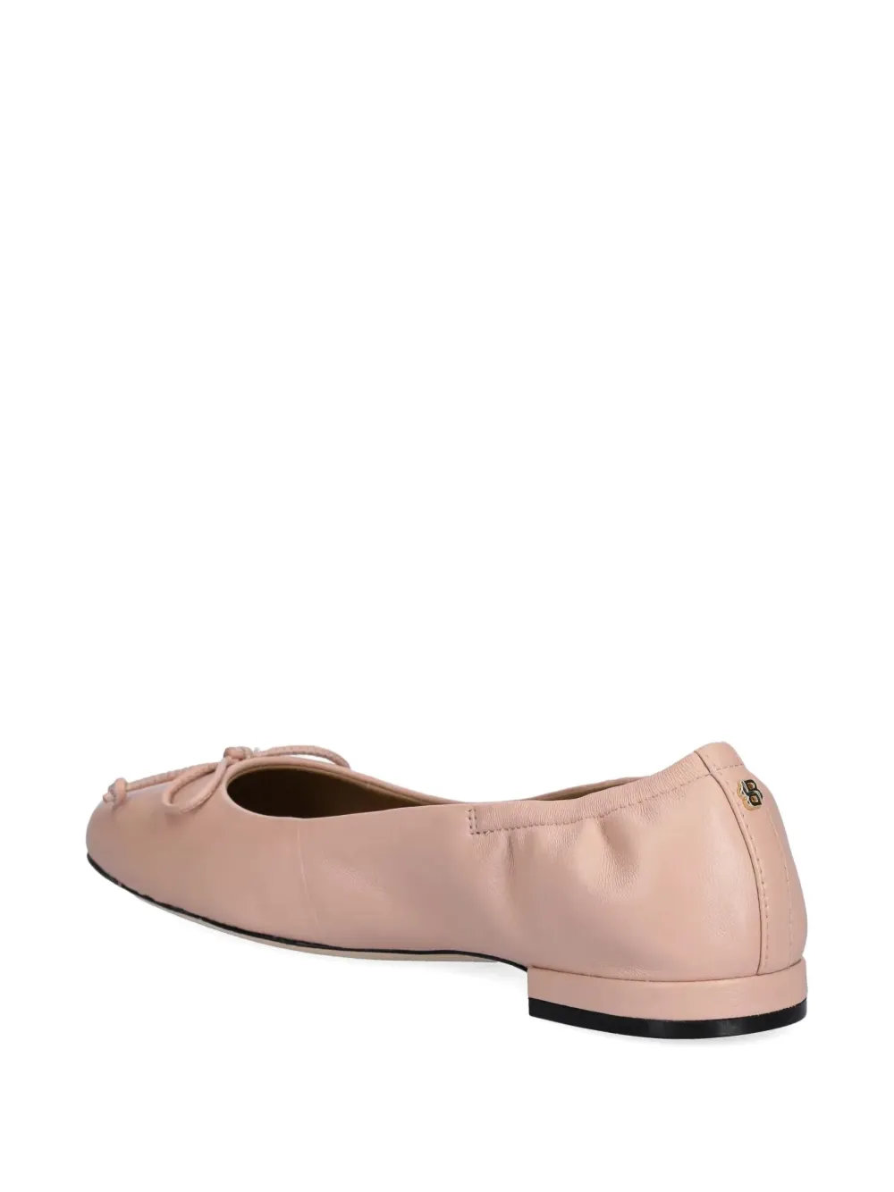 BOSS leather ballet flats Pink