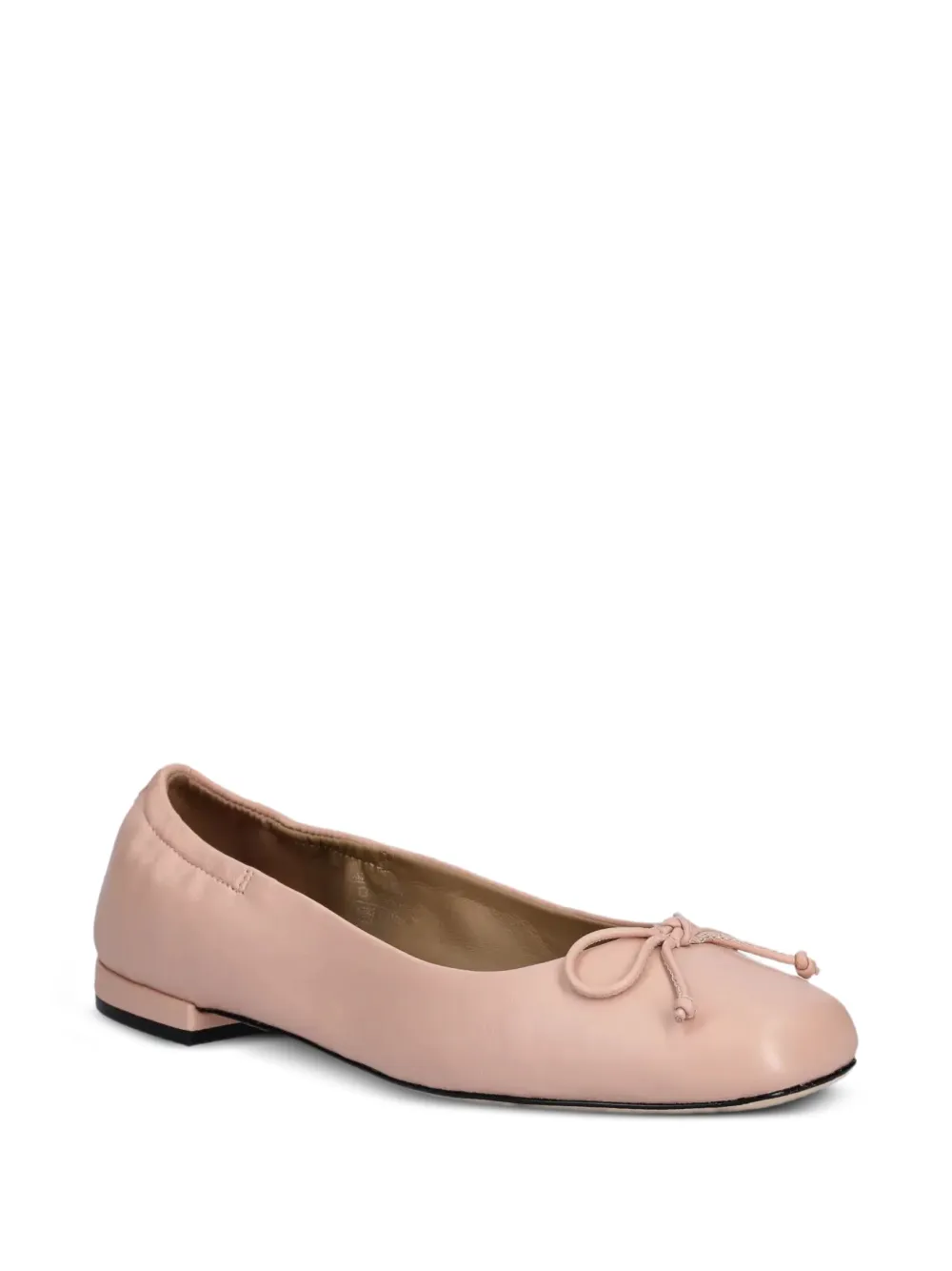 BOSS leather ballet flats - Roze