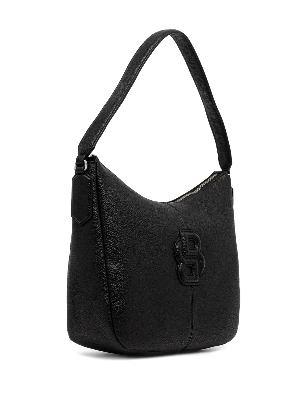BOSS Anett shopper met logo-reliëf - Zwart