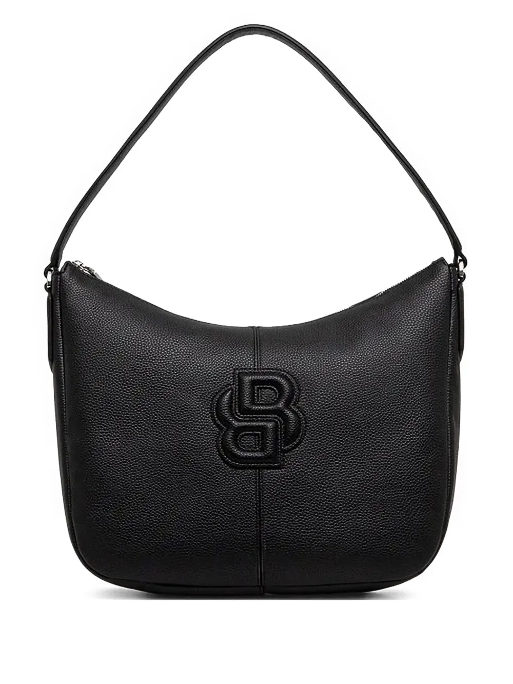 BOSS Anett shopper met logo-reliëf Zwart