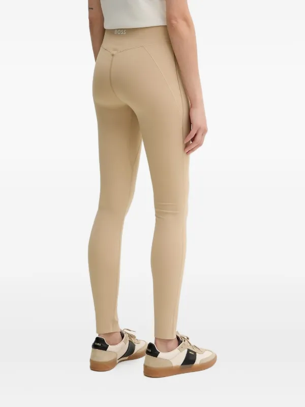 BOSS split-hem Leggings Neutrals FARFETCH HU