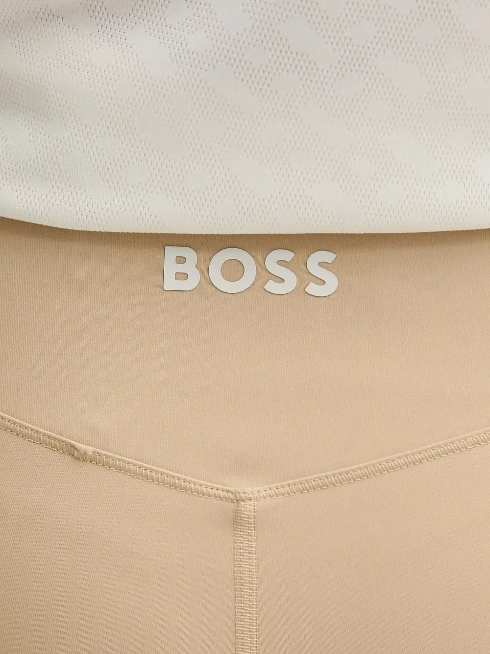 Hugo Boss Split-hem Leggings In Neutral