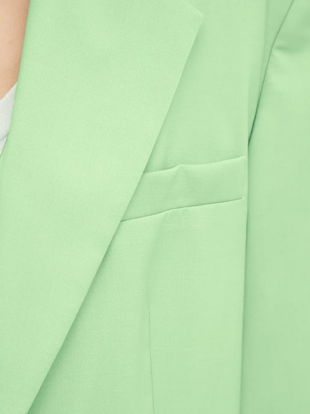 Hugo Boss Wool Single-breasted Blazer In Green
