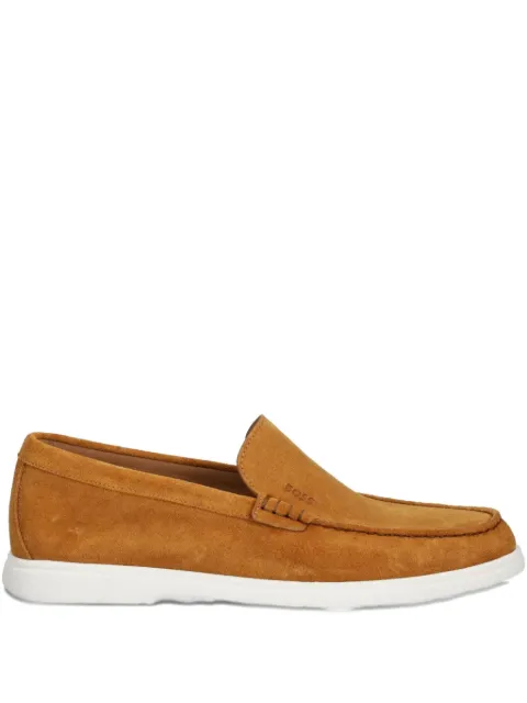 BOSS suede loafers 