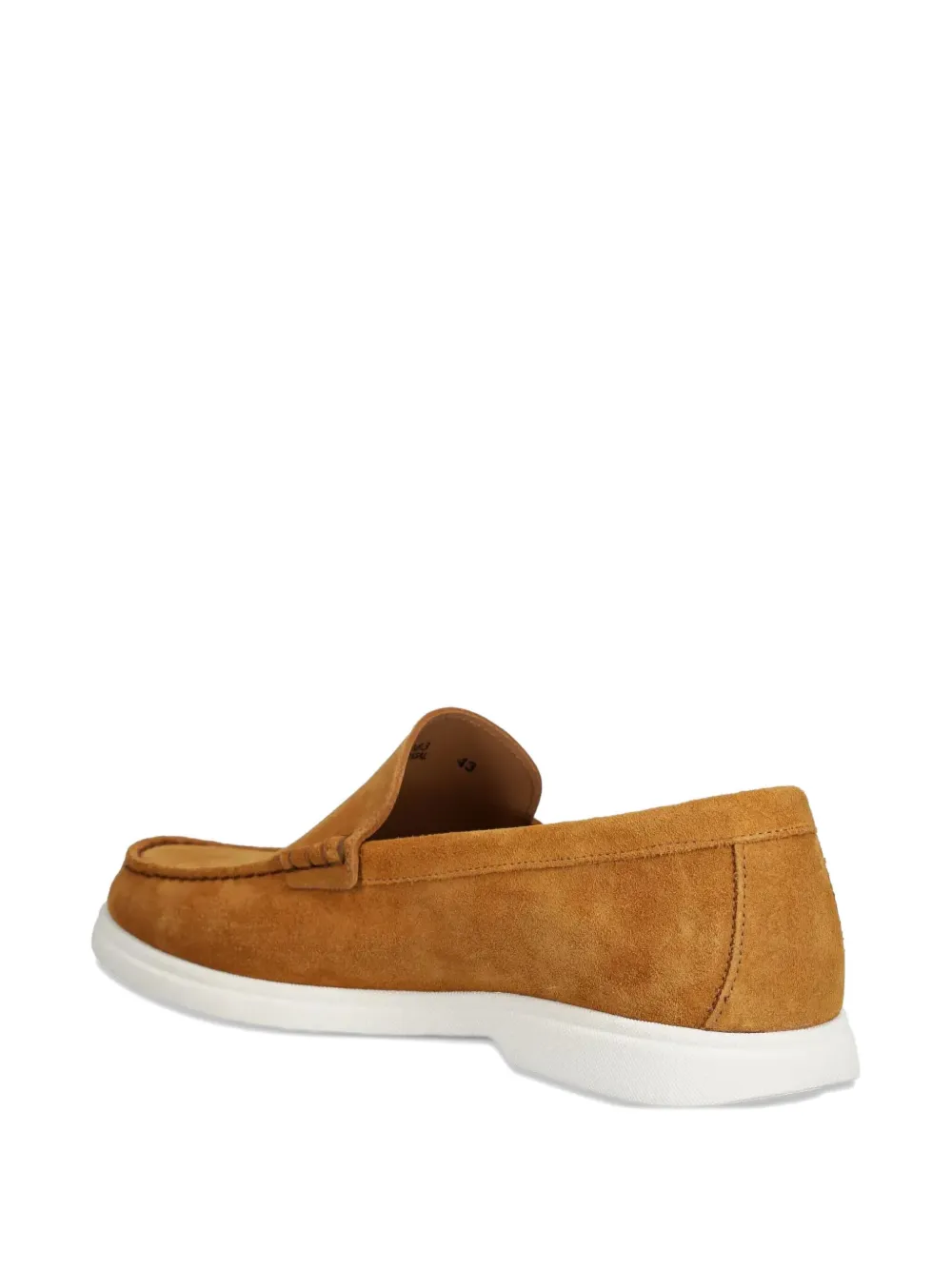 BOSS suede loafers - Oranje