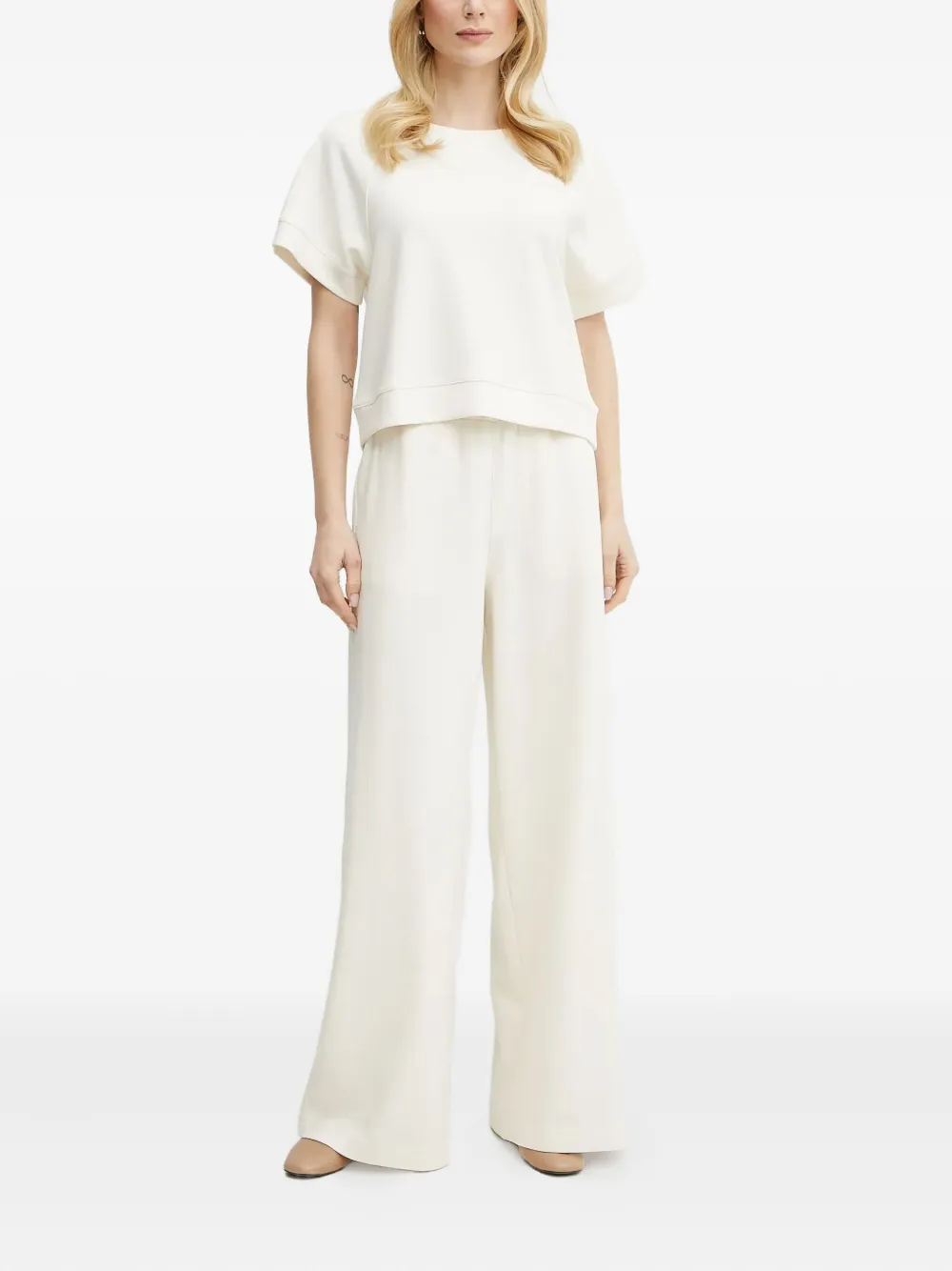 BOSS drawstring wide-leg trousers | Wide-Leg Pants | Image 2