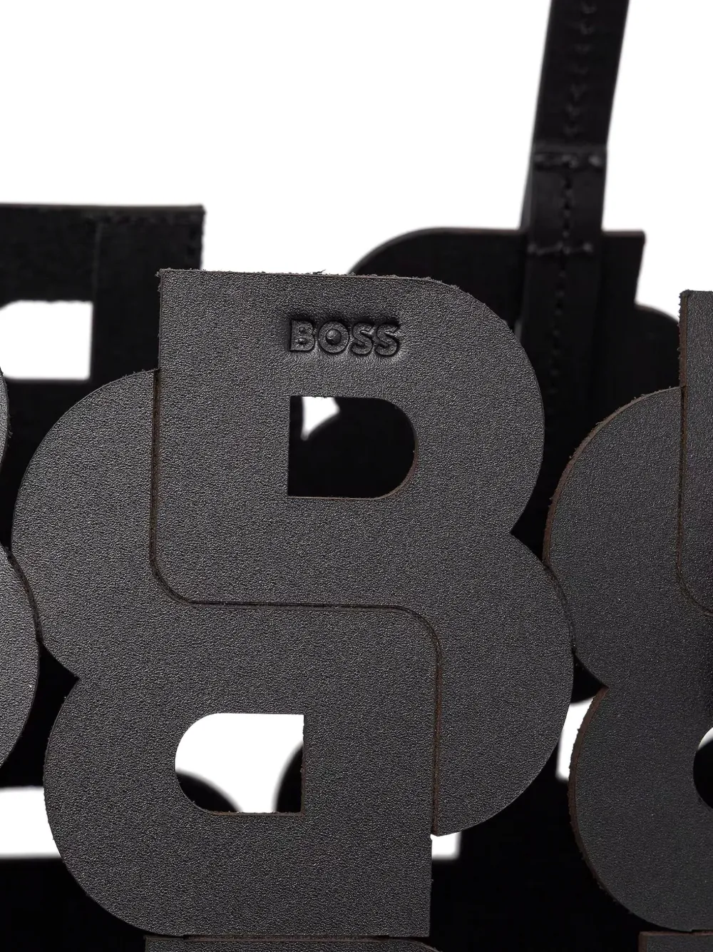 BOSS Uitgesneden shopper Zwart