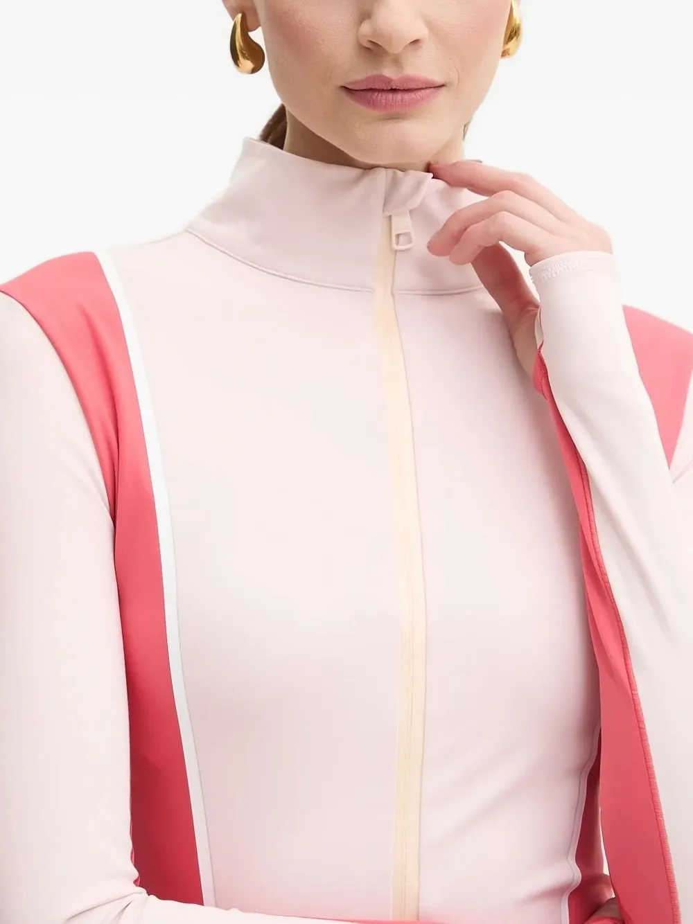 Hugo Boss Zip-up Jacket In White