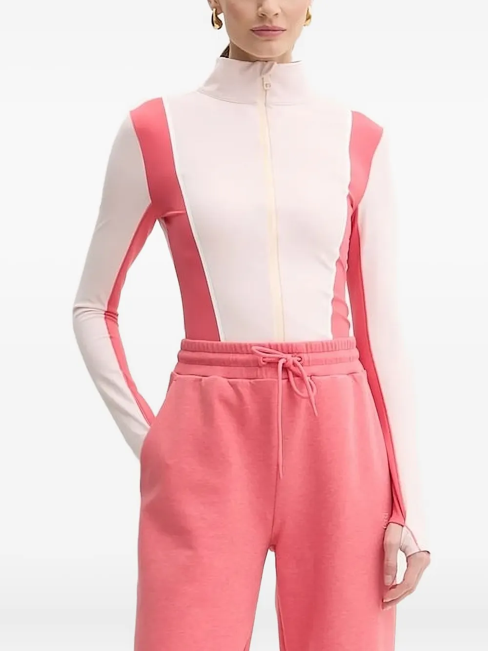 Hugo Boss Zip-up Jacket In White