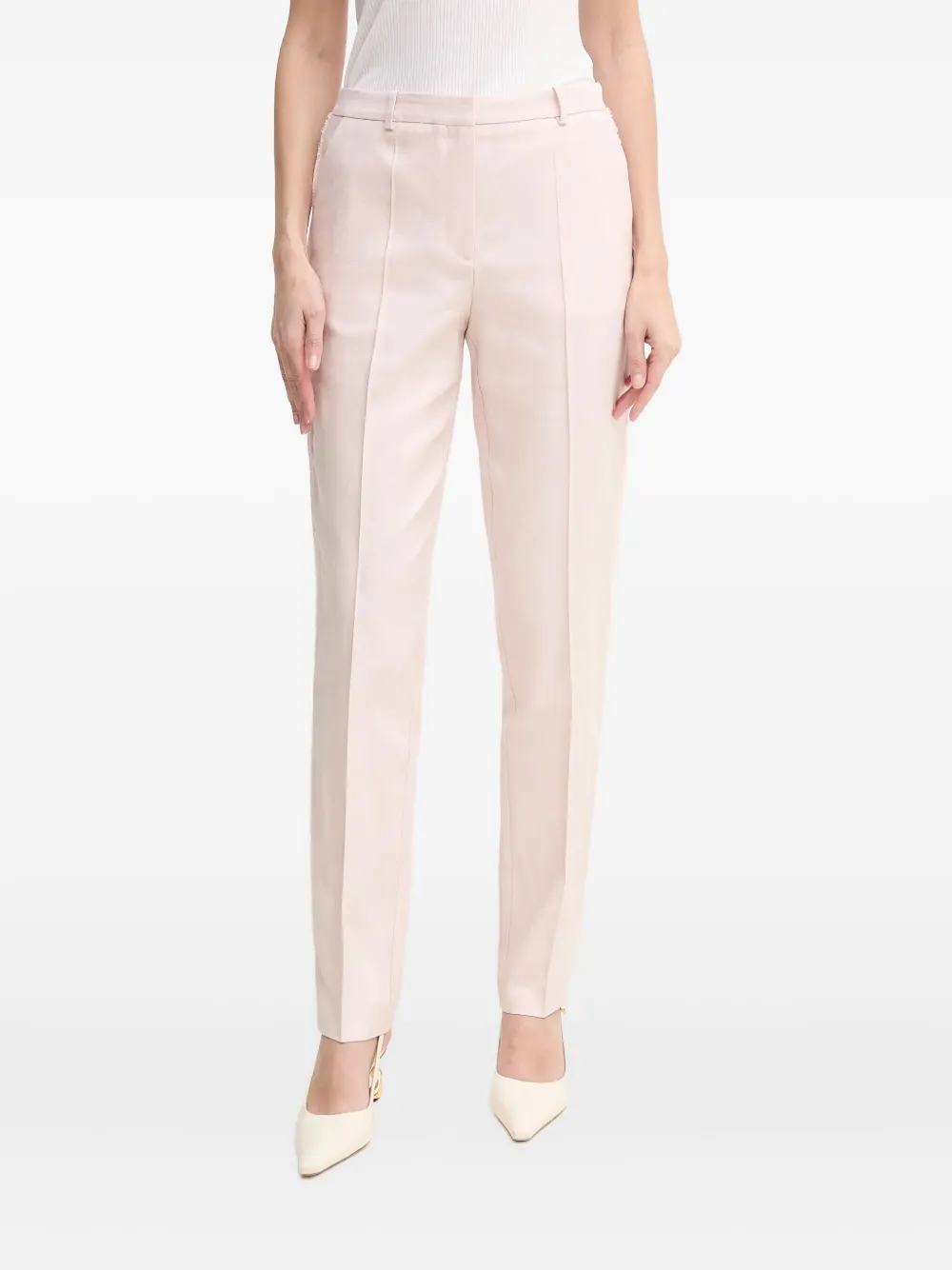 BOSS side-stripe trousers | Pink | Image 1