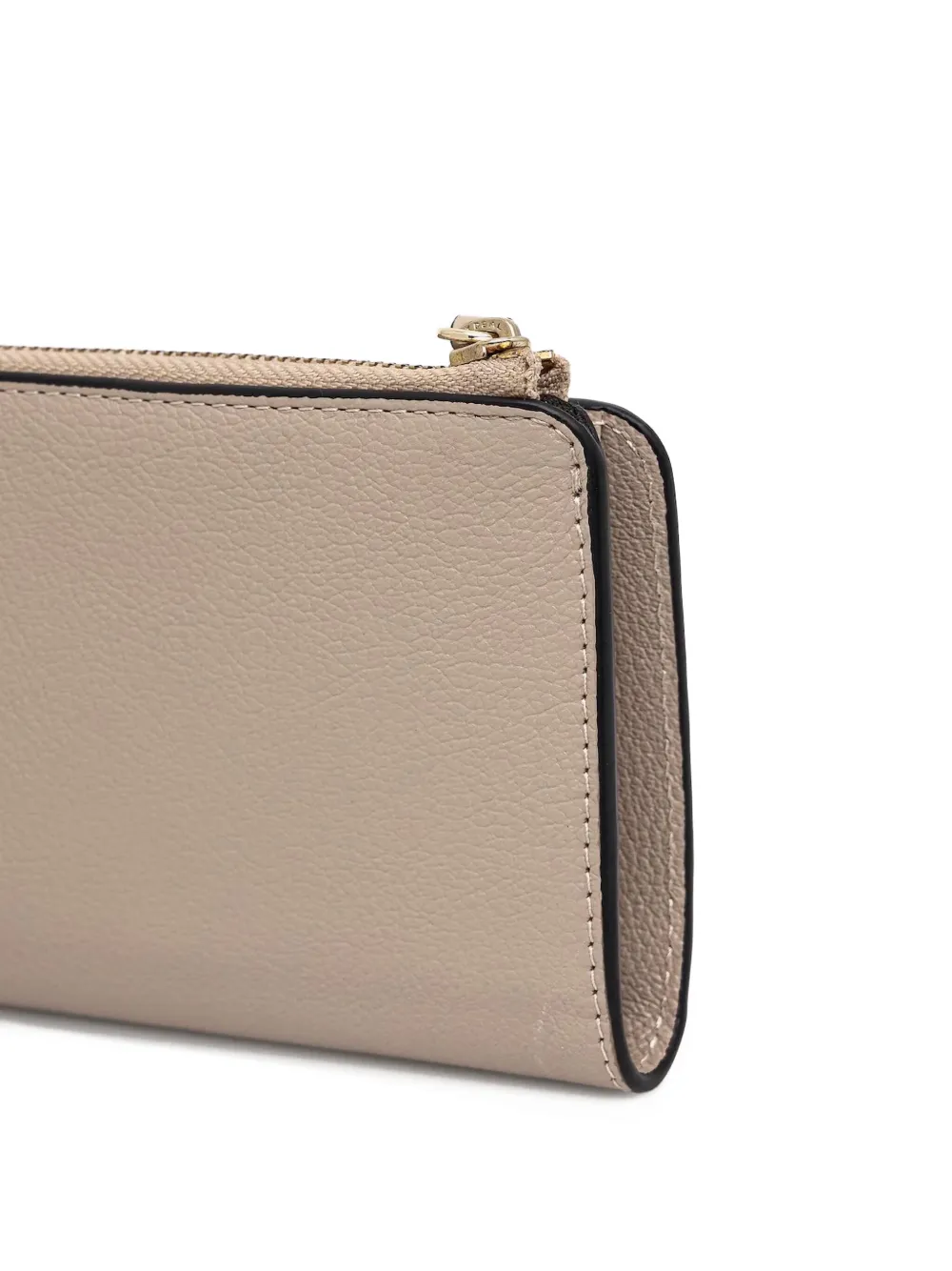 BOSS Leren portemonnee Beige