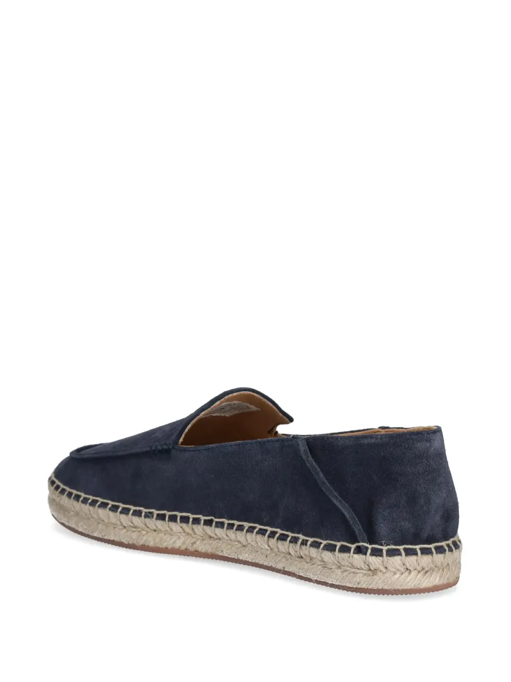 BOSS Suède espadrilles Blauw