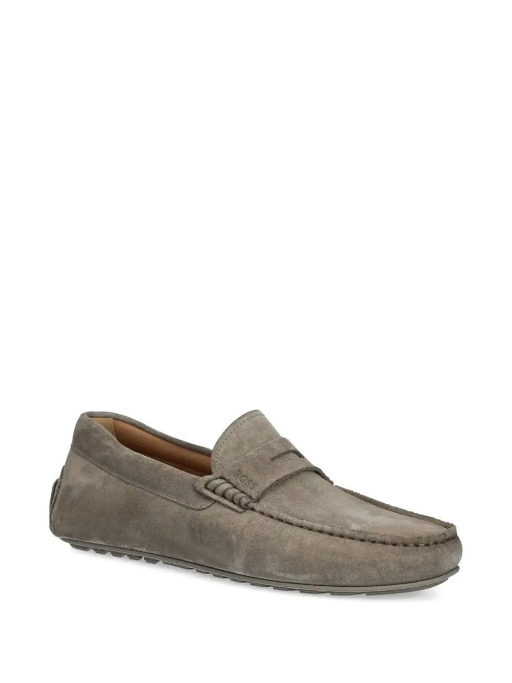 Hugo Boss Penny-slot Suede Loafers