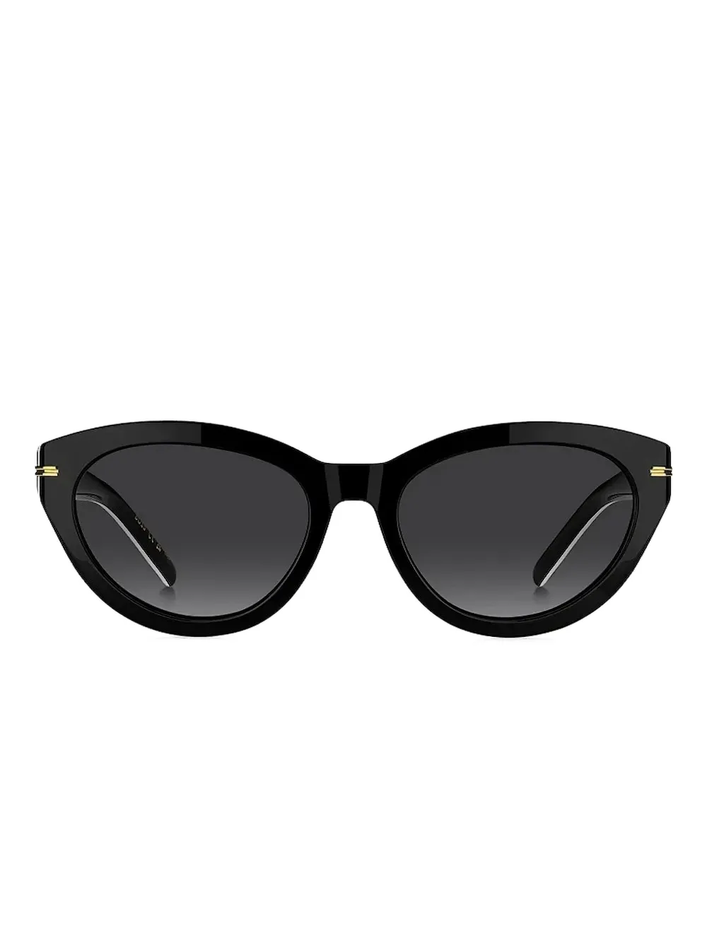 BOSS Zonnebril met cat-eye montuur Zwart