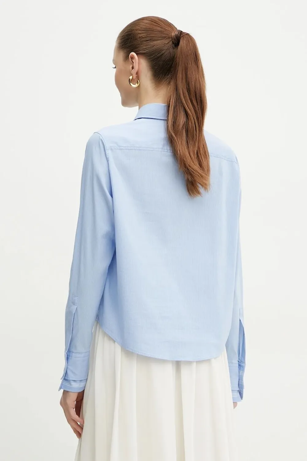 BOSS pinstripe embroidered shirt | Shirts | Image 2