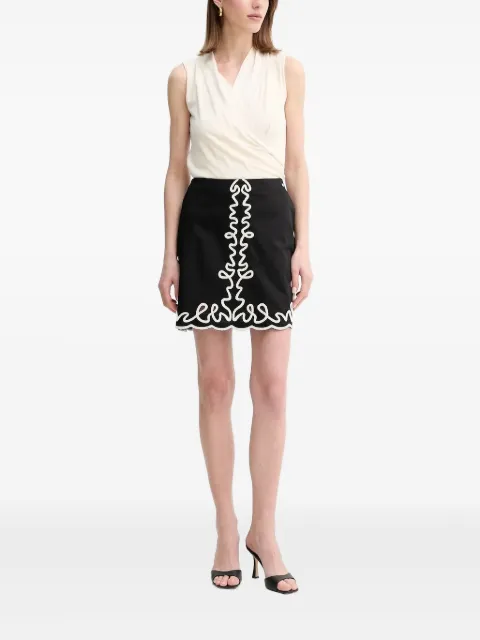 BOSS pleated sleeveless top 