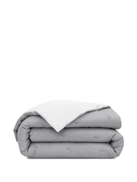 BOSS stripe logo duvet cover