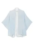 A.N.G.E.L.O. Vintage Cult 1990s pre-owned patterned-jacquard kimono - Blue