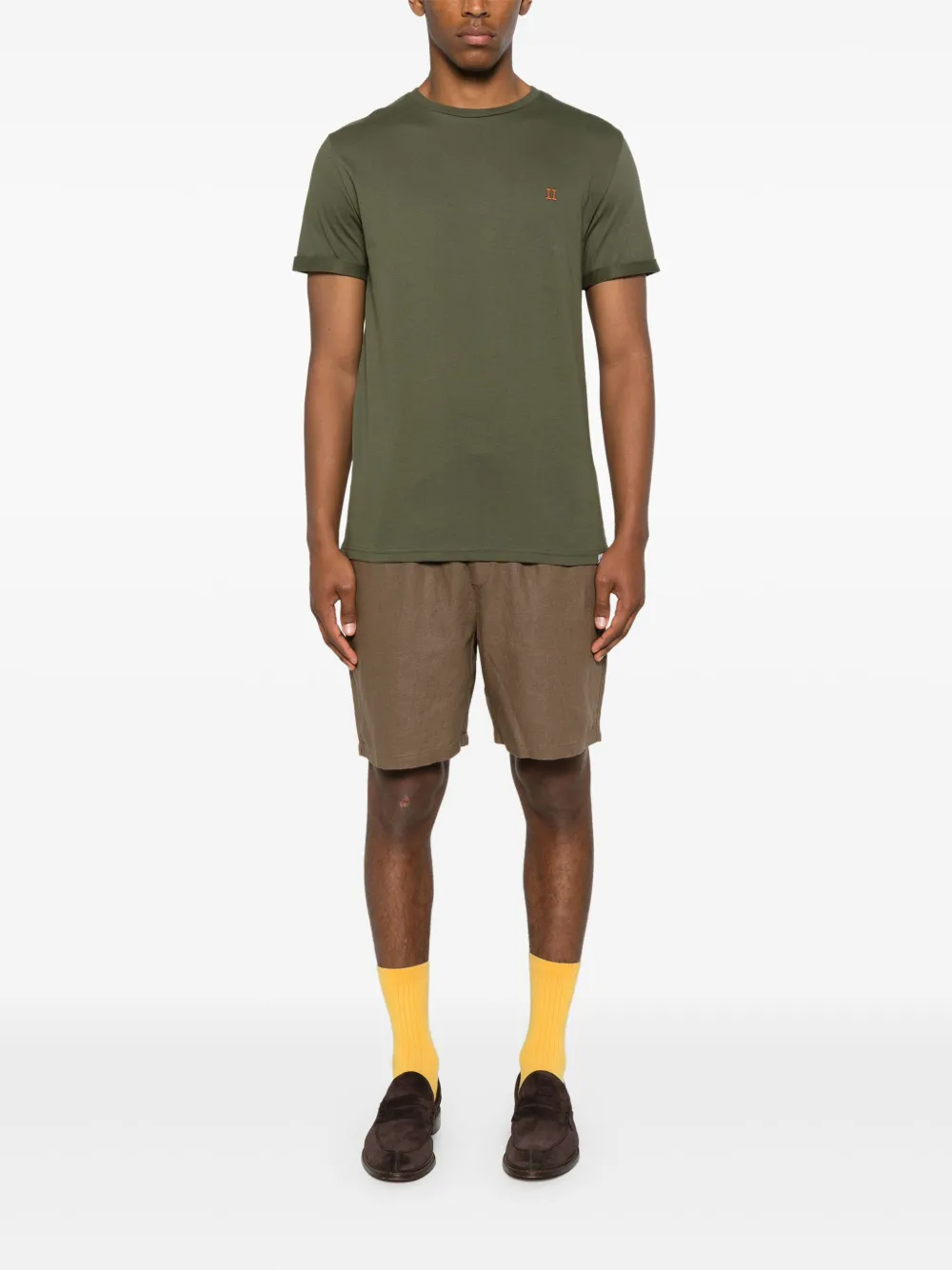 Les Deux Katoenen T-shirt - Groen