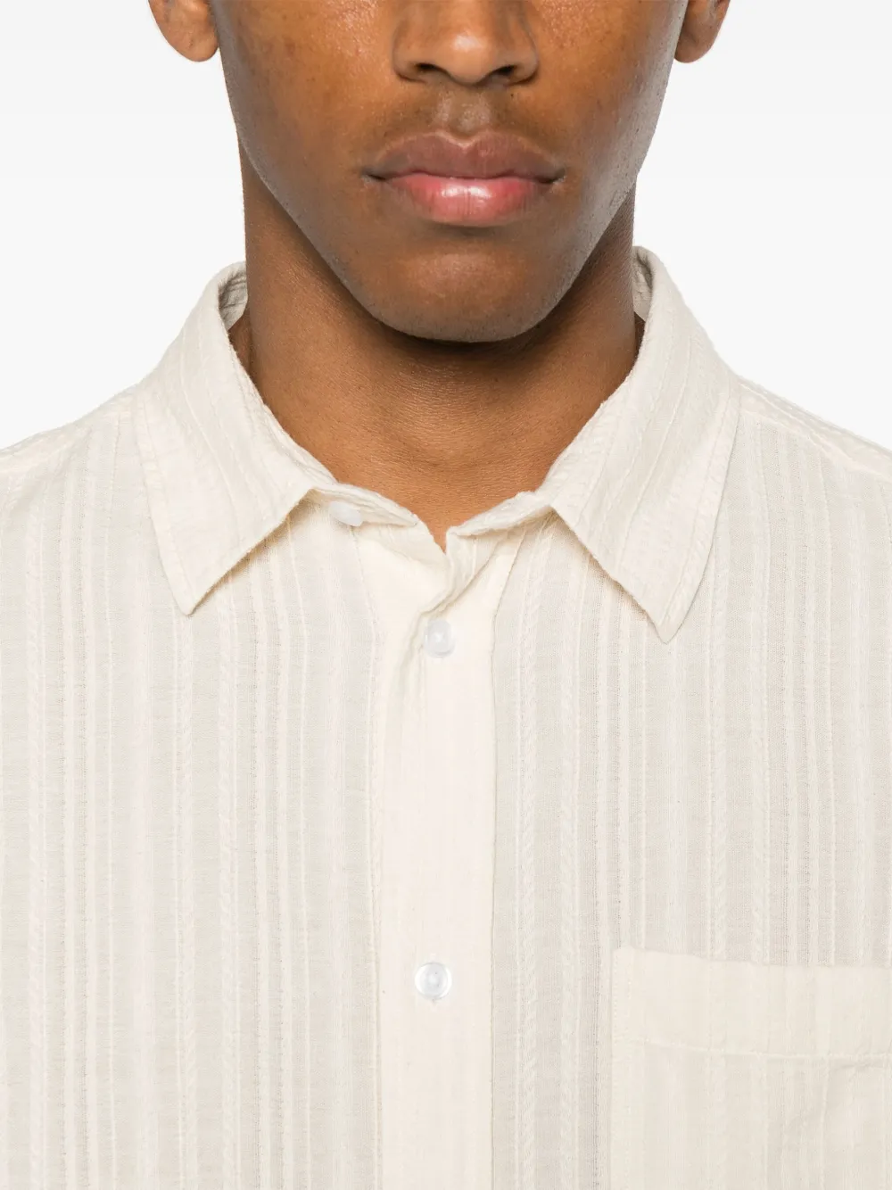 Les Deux Button-down overhemd Beige