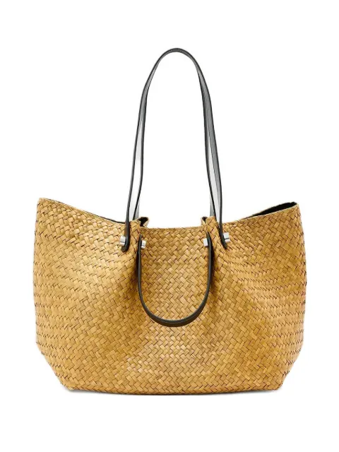 AllSaints straw tote bag