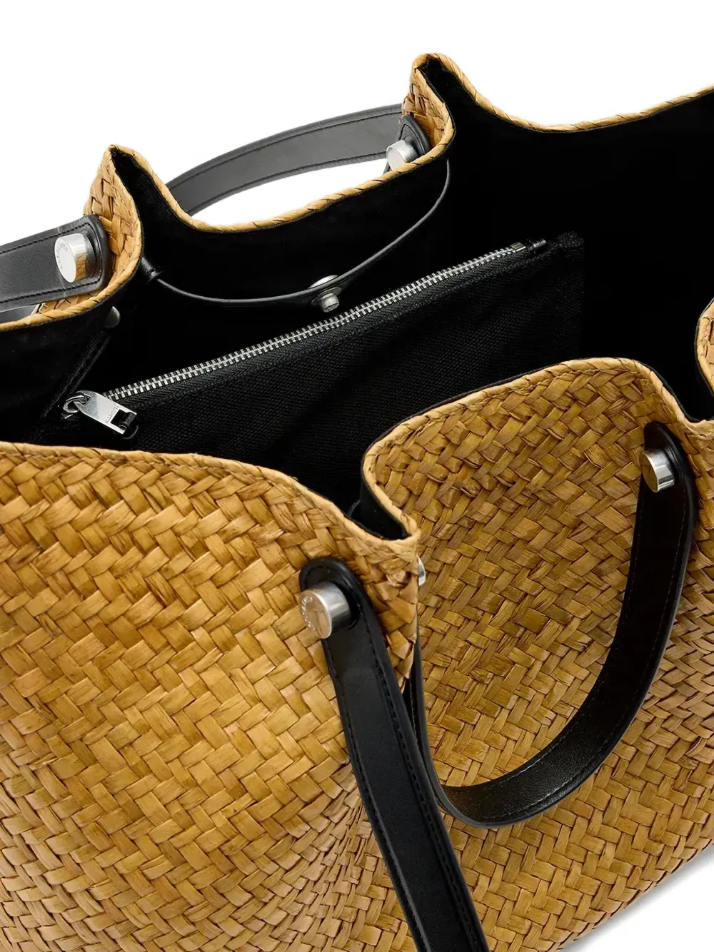 AllSaints straw tote bag Beige