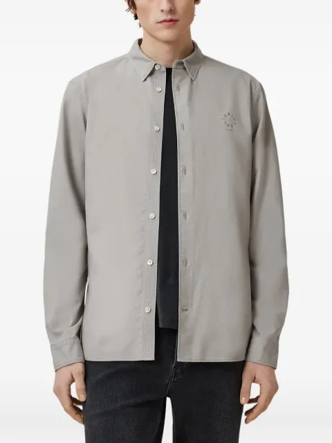 AllSaints Haven logo-embroidered shirt