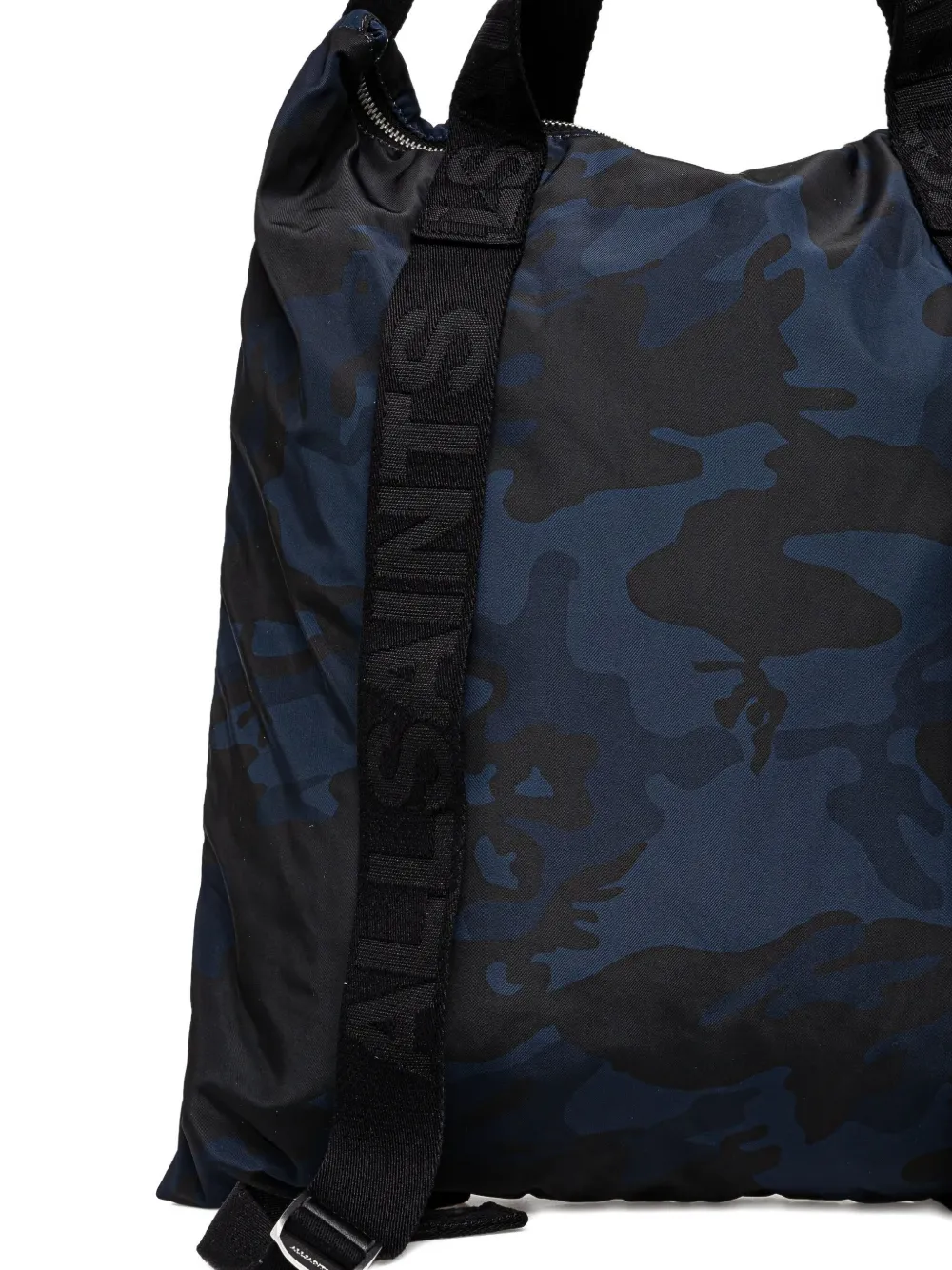 AllSaints Shopper met camouflageprint Blauw