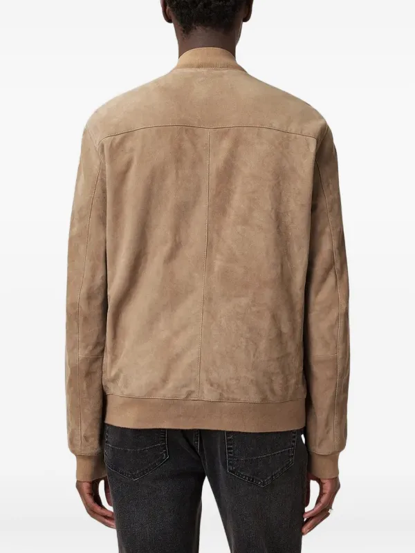 AllSaints Kemble スエード ボンバージャケット | ブラウン