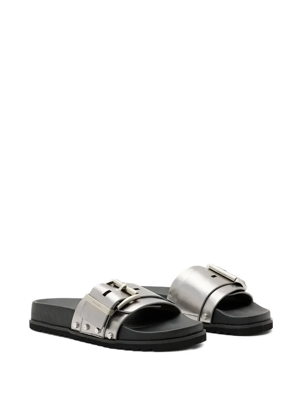 AllSaints metallic sandals - Zilver