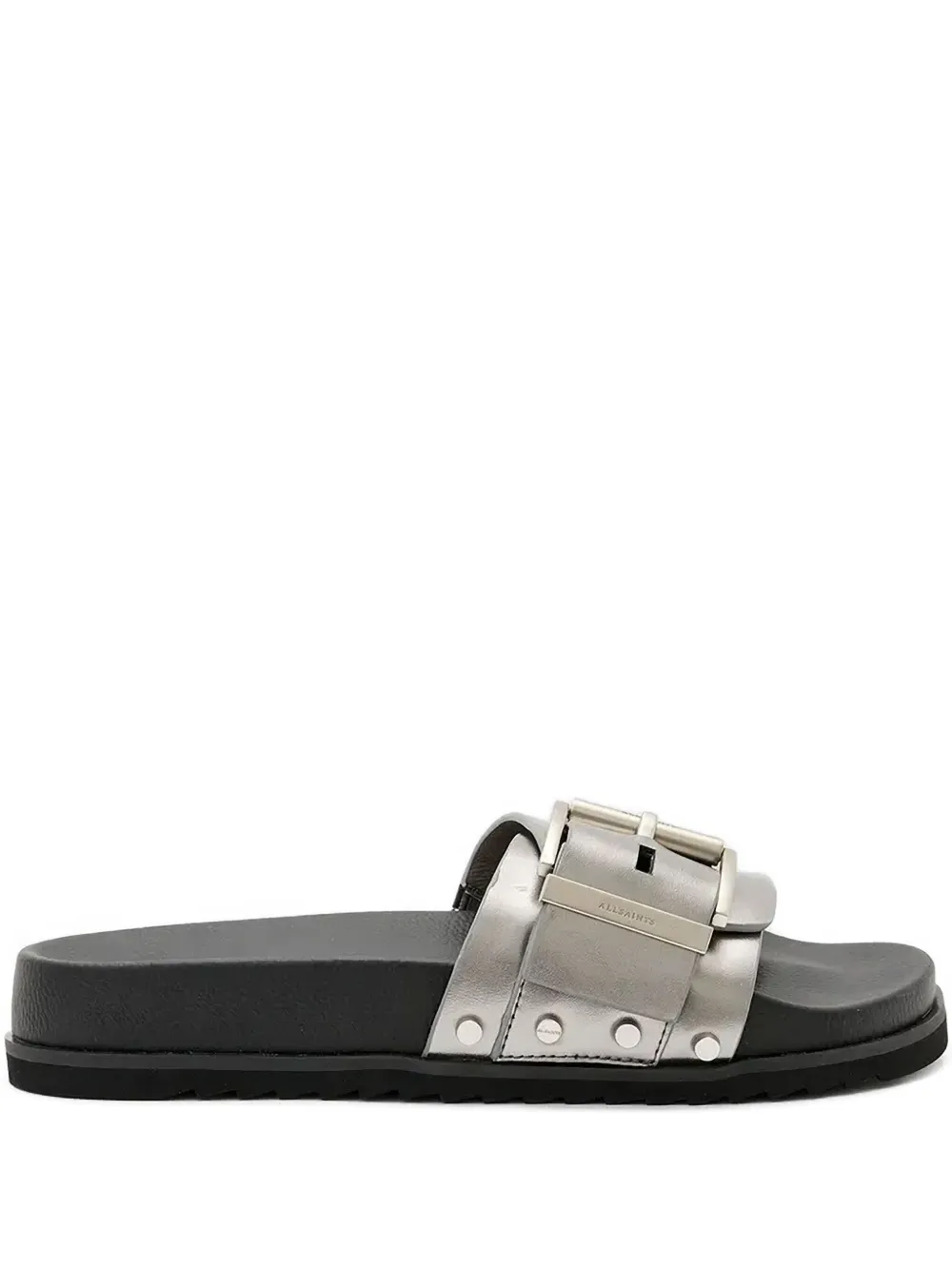 AllSaints Metallic sandalen Zilver
