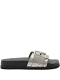 AllSaints metallic sandals - Silver