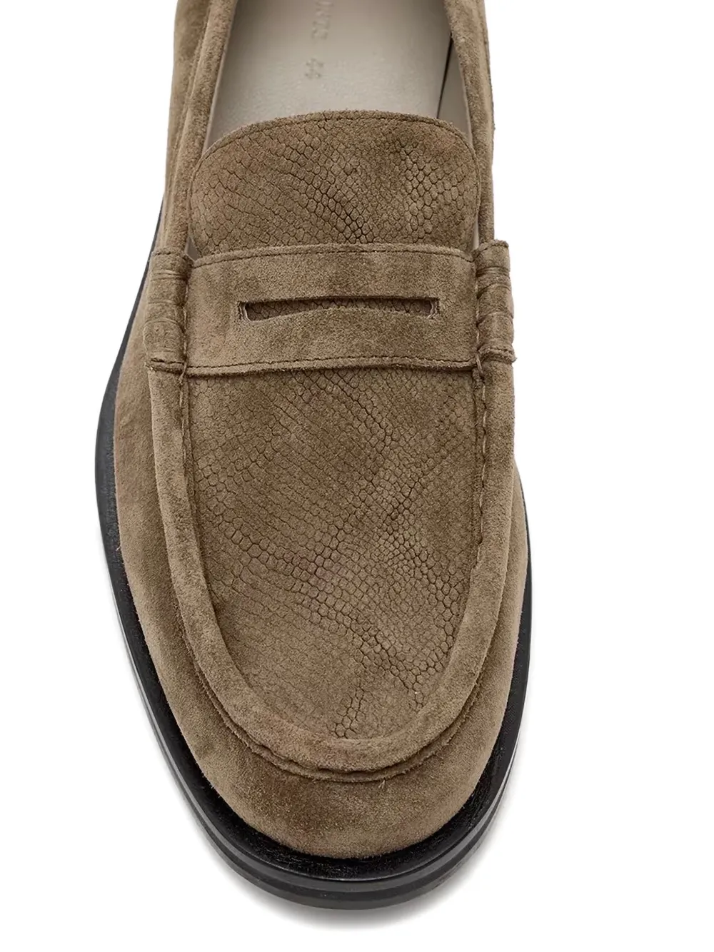 AllSaints leather loafers Neutrals