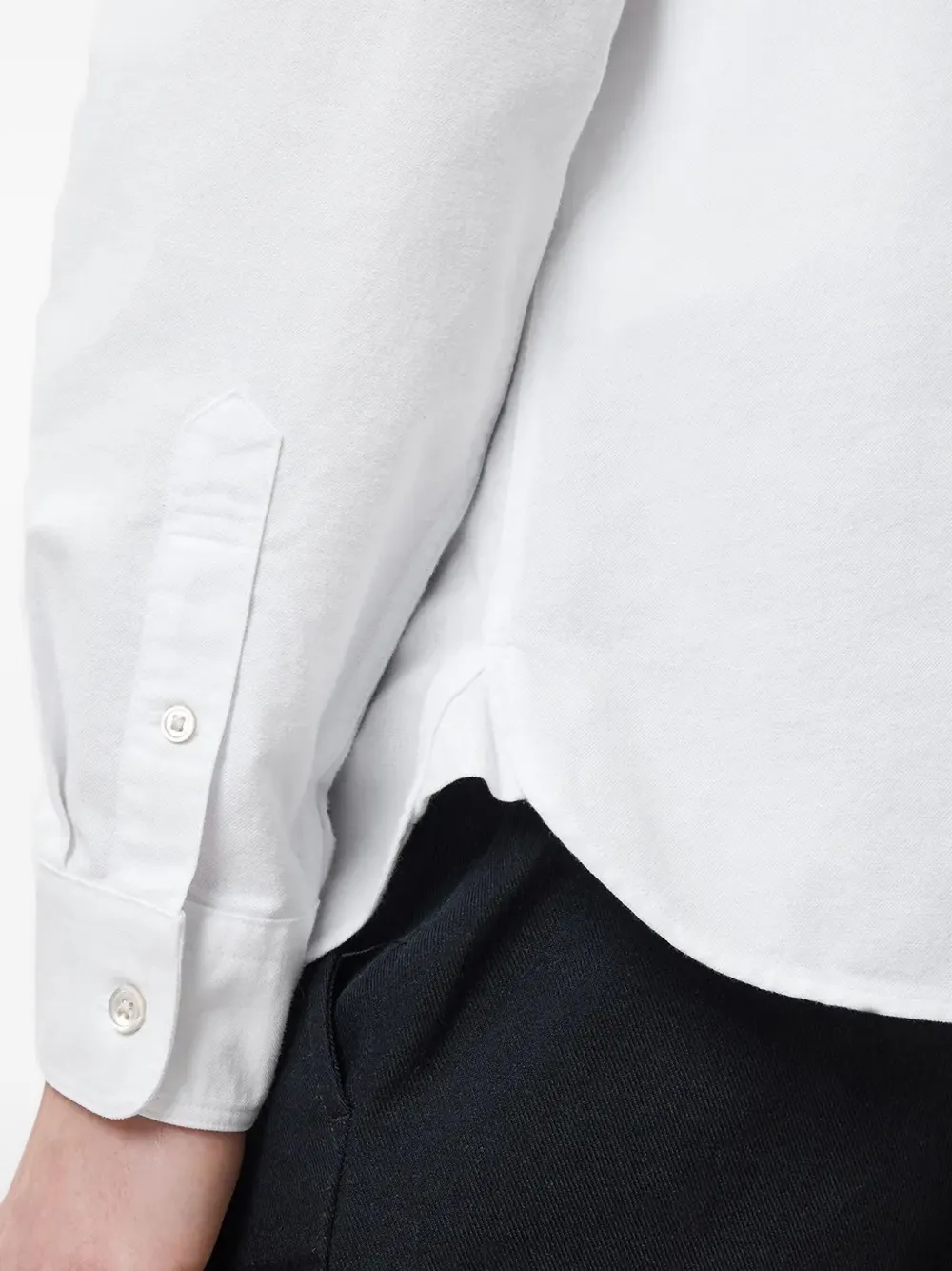 AllSaints Haven overhemd met geborduurd logo Wit