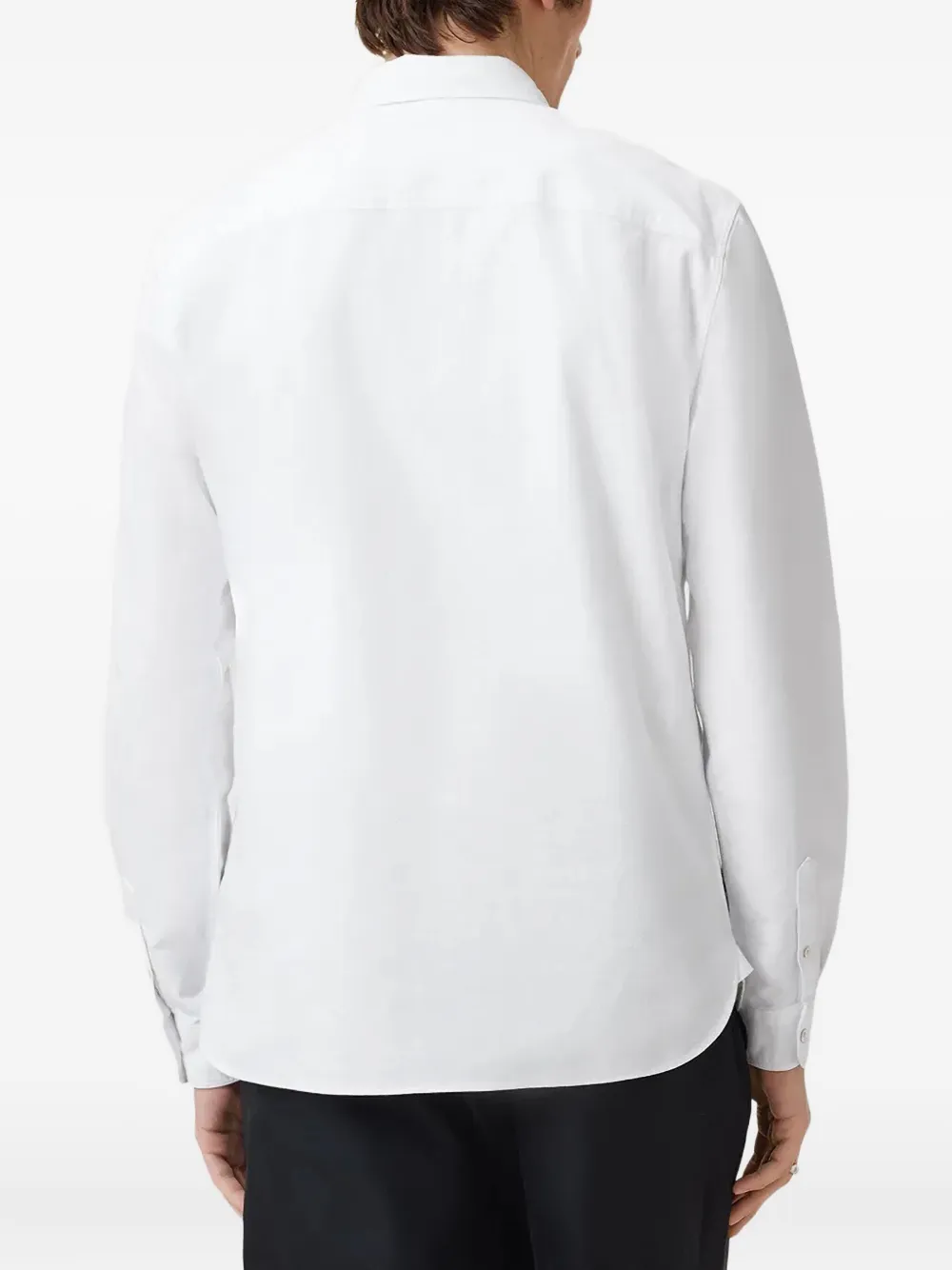 AllSaints Haven overhemd met geborduurd logo Wit