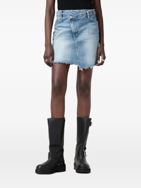 AllSaints Minigonna denim asimmetrica