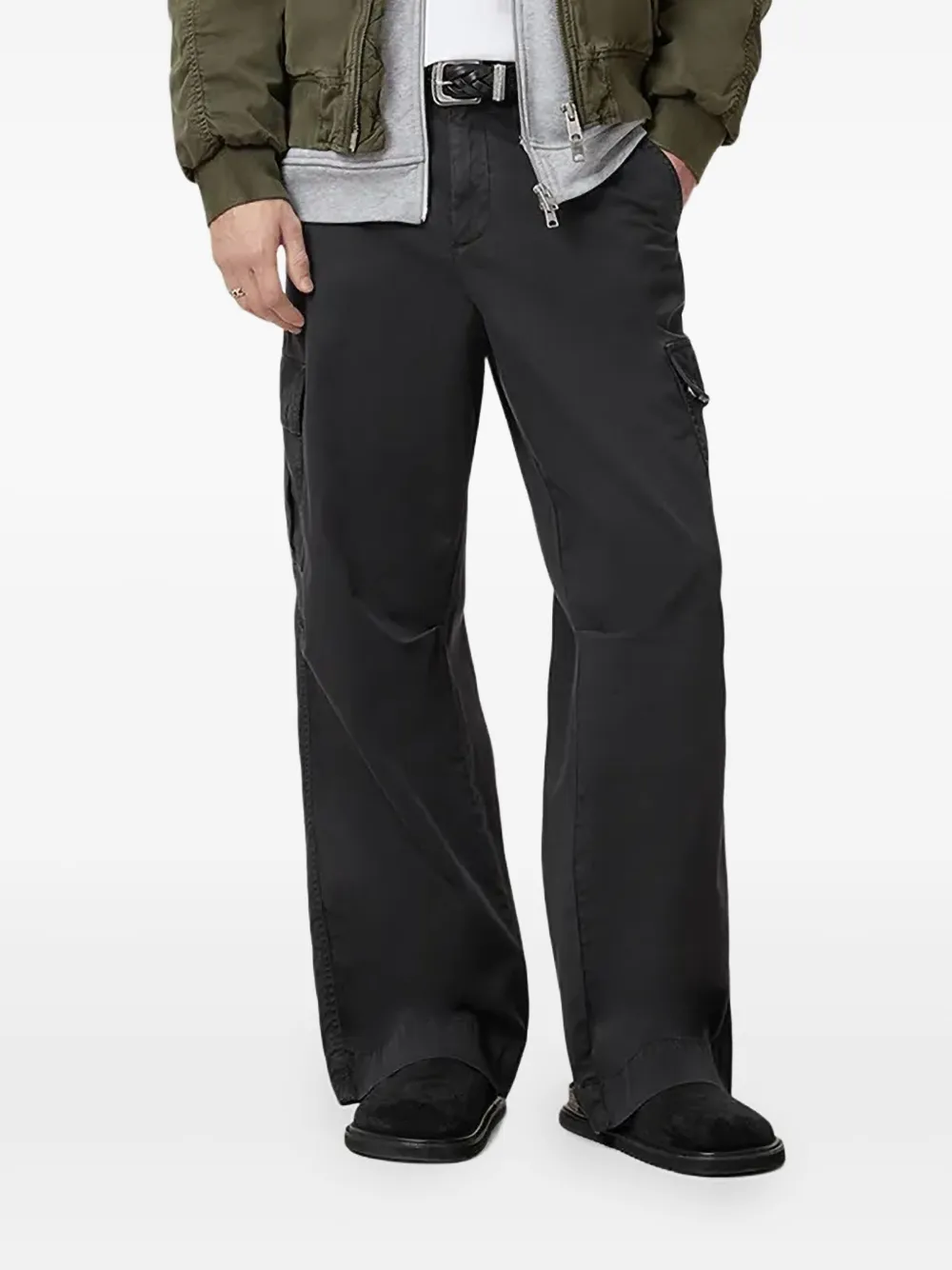 AllSaints Flynn cargo broek - Zwart