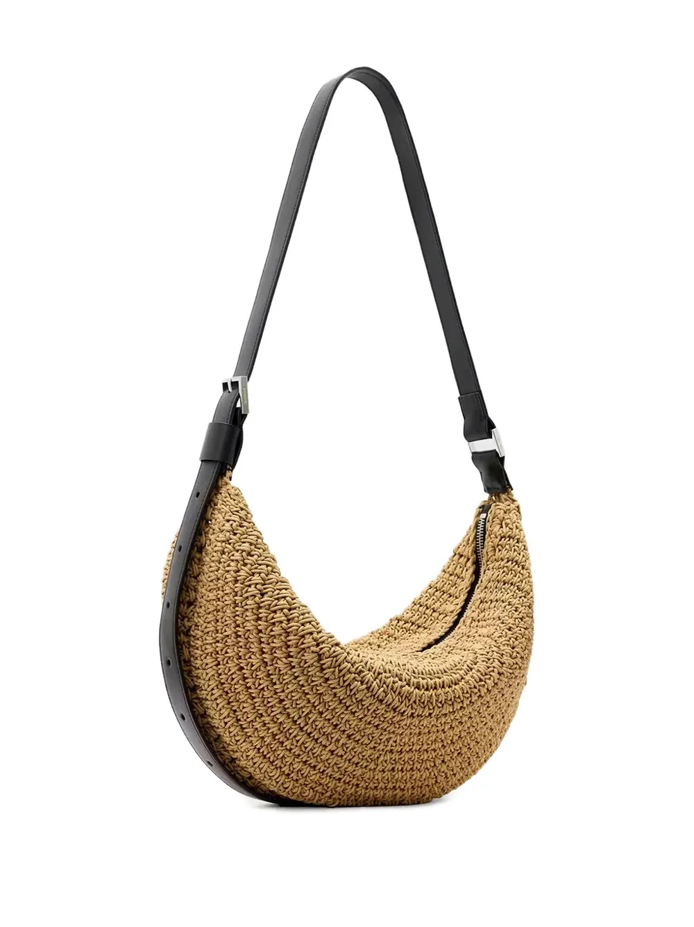 AllSaints Gehaakte schoudertas - Beige