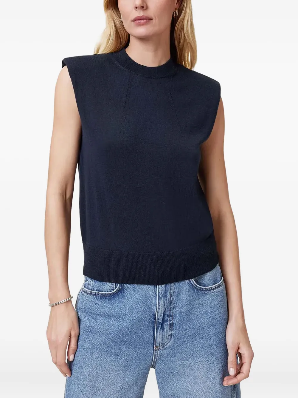 AllSaints Kayla ノースリーブトップ - ブルー AllSaints Kayla ノースリーブトップ - ブルー