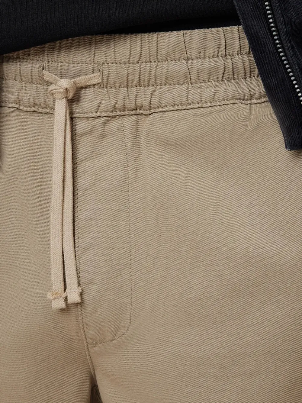 AllSaints Hanbury broek met elastische taille Beige