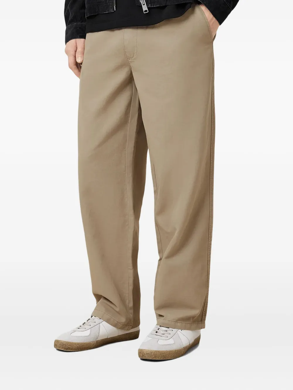 AllSaints Hanbury elasticated-waist trousers | Neutrals | Image 1